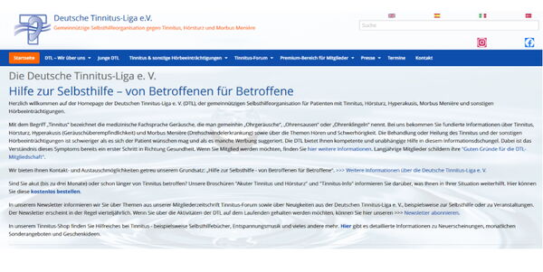 Die Deutsche Tinnitus-Liga e. V.