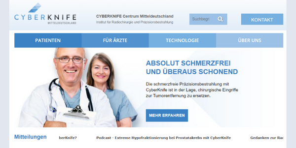 CYBERKNIFE Centrum Mitteldeutschland